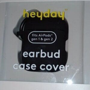 Heyday Airpods Pro Silicone Case With Clip, Black-gold